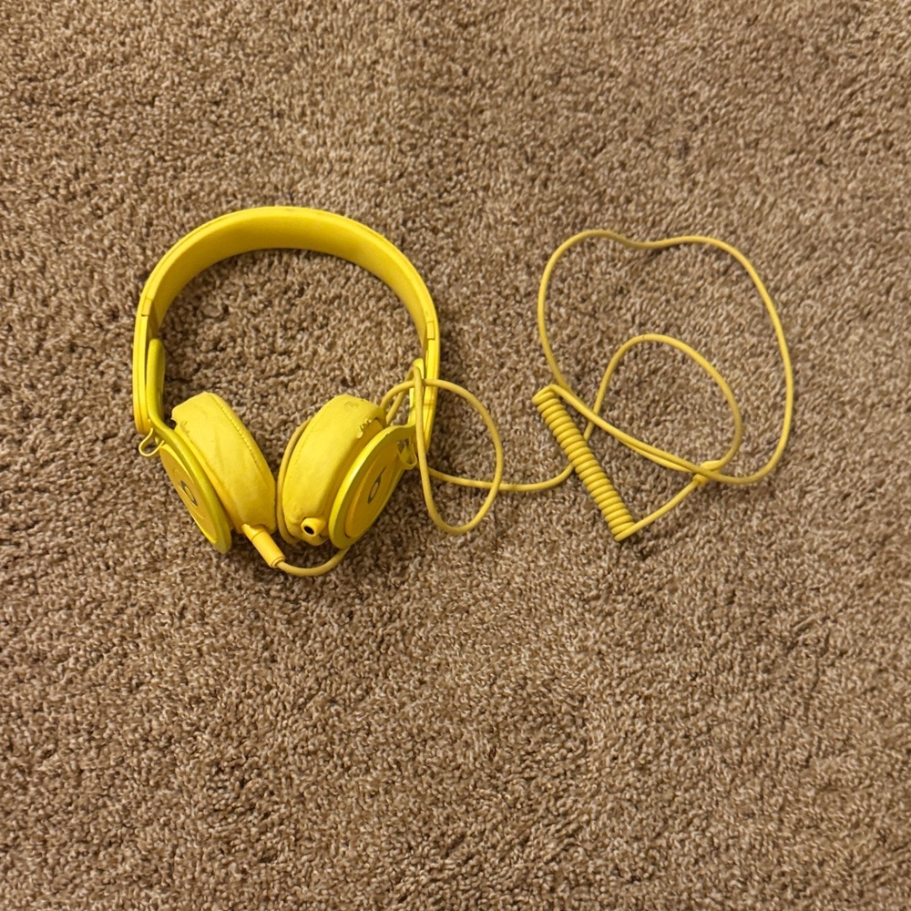 Vibrant Yellow On-Ear Headphones